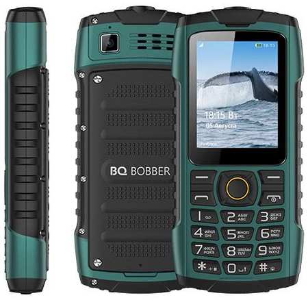 Сотовый телефон BQ M-2439 Bobber Green IP68, АКБ 2000mAh 965844427327142