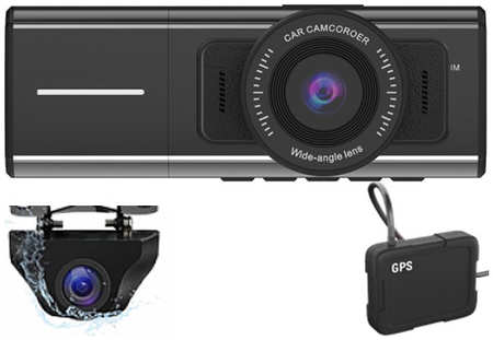 Видеорегистратор Camshel Travel TRIO GPS 1.5″, 1920х1080, 3 камеры, 2 камеры в корпусе