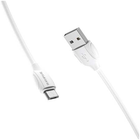 Кабель Borofone BX19 USB - Micro USB 2A, 1 м, 3 шт, белый