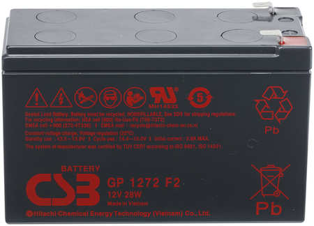 Аккумуляторная батарея CSB GP1272 F2 (12V28W) 965844427639107