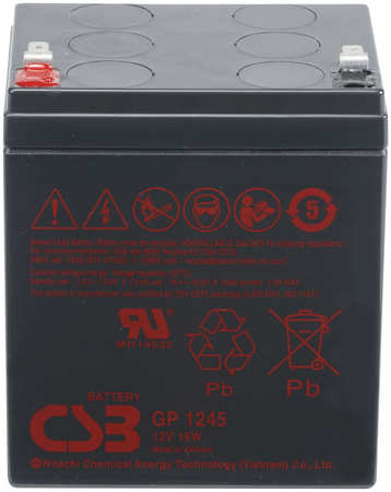 Аккумуляторная батарея CSB GP1245 F1 (12V16W)