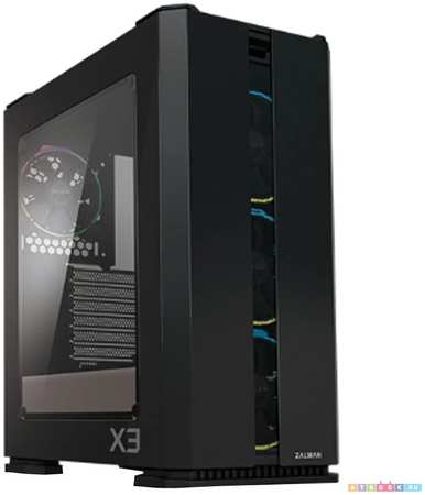 Корпус компьютерный Zalman X3 Black черный 965844427689537