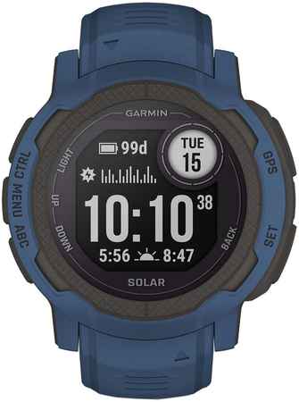 Умные наручные часы Garmin Instinct 2 Solar, Tidal Blue 010-02627-06 965844427774312