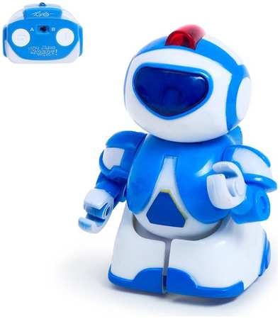 IQ BOT Робот радиоуправляемый Минибот, световые эффекты, цвет синий 965844428079476