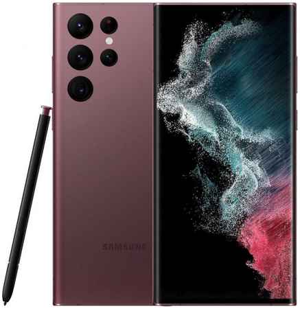 Смартфон Samsung Galaxy S22 Ultra 12/256GB Burgundy Galaxy S22 Ultra (SM-S9080) 12/256GB Global Burgundy (Бургунди) 965844428253534