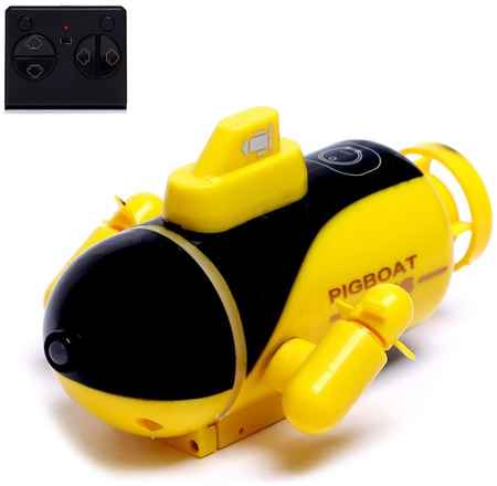 Bazar Подводная лодка радиоуправляемая «Батискаф», световые эффекты, цвет жёлтый 965844428522084