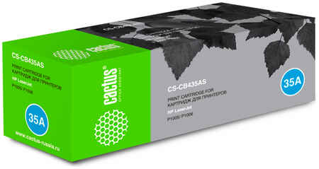 Картридж для лазерного принтера CACTUS CS-CB435AS черный, совместимый 965844428568761
