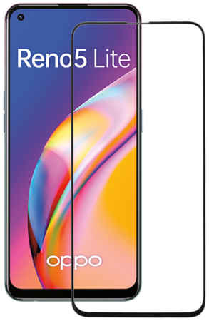Защитное стекло для Oppo Reno 5 Lite Red Line Full Screen Черное для Oppo Reno 5 Lite Full Screen Черное