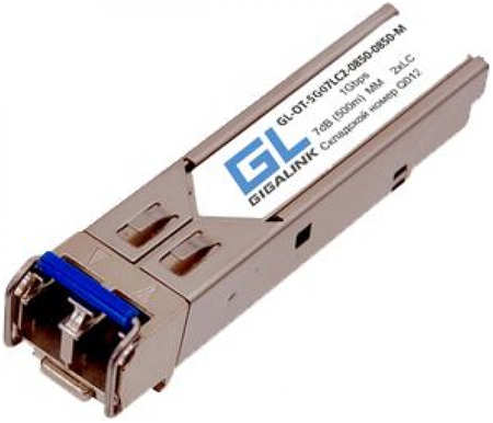 Модуль SFP GIGALINK 1Гбит/c, два волокна МM, 2xLC, 850 нм, 7 дБ GL-OT-SG07LC2-0850-0850-M 965844428977583