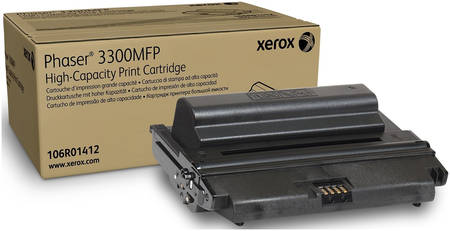 Картридж для лазерного принтера Xerox 106R01412, черный, оригинал 965844444101019