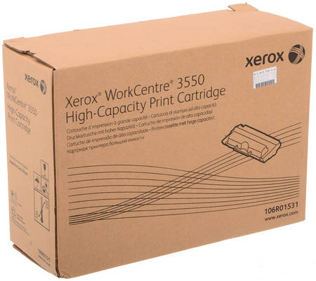 Картридж для лазерного принтера Xerox 106R01531, черный, оригинал 965844444101037