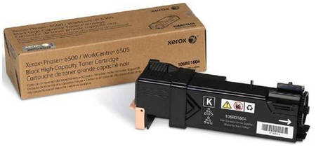 Картридж для лазерного принтера Xerox 106R01604, черный, оригинал 965844444101078