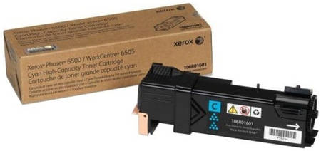 Картридж для лазерного принтера Xerox 106R01601, голубой, оригинал 965844444101151