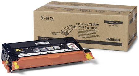 Картридж для лазерного принтера Xerox 113R00725, желтый, оригинал 965844444101159