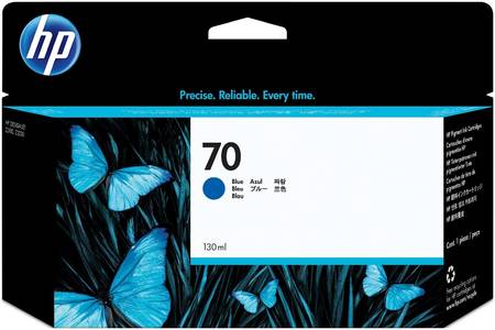 Картридж для струйного принтера HP 70 (C9458A) голубой, оригинал 965844444101613