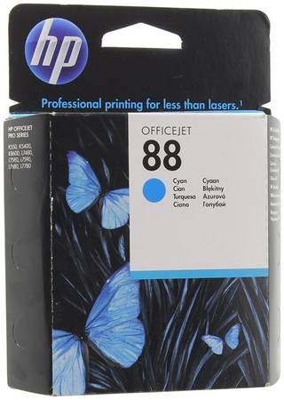 Картридж для струйного принтера HP 88 (C9386AE) голубой, оригинал 965844444101617