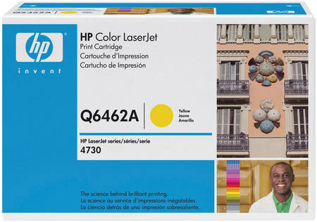 Картридж для лазерного принтера HP Q6462A, желтый, оригинал 965844444101621