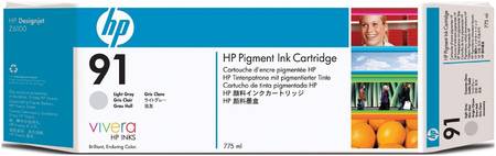 Картридж для струйного принтера HP 91 (C9466A) серый, оригинал 965844444101652