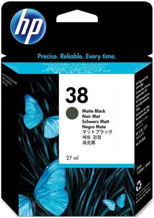 Картридж для струйного принтера HP 38 (C9412A) черный, оригинал 965844444101668