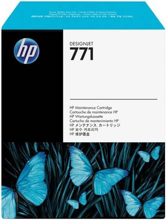 Картридж для обслуживания струйного принтера HP CH644A, прозрачный, оригинал 965844444101722