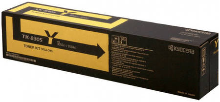 Картридж для лазерного принтера Kyocera TK-8305Y, желтый, оригинал 965844444102219