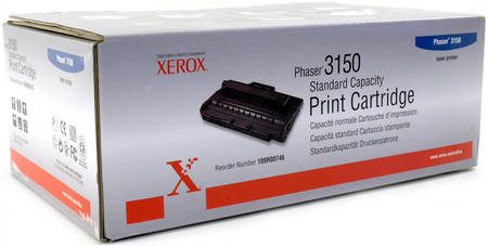 Картридж для лазерного принтера Xerox 109R00746, черный, оригинал 965844444102454