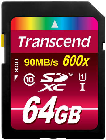 Карта памяти Transcend SDXC Ultimate TS64GSDXC10U1 64GB 965844444102569