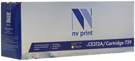 Картридж для лазерного принтера NV Print CE312A/729Y, желтый NV-CE312A/729Y 965844444105498