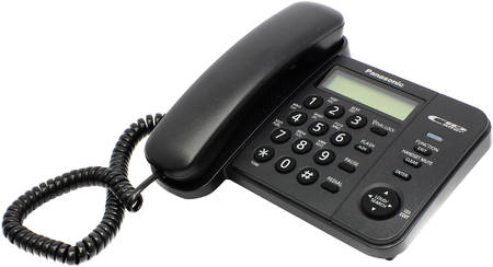 Проводной телефон Panasonic KX-TS2356RUB черный 965844444106435