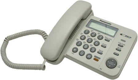 Проводной телефон Panasonic KX-TS2358RUW белый 965844444106708