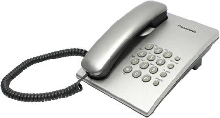 Проводной телефон Panasonic KX-TS2350RUS серебристый 965844444106777