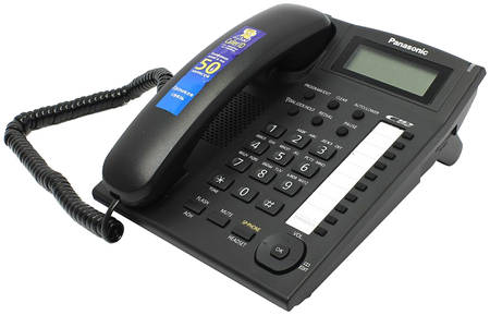 Проводной телефон Panasonic KX-TS2388RUB черный 965844444107225