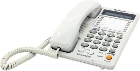 Проводной телефон Panasonic KX-TS2368RUW белый 965844444107770