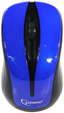 Беспроводная мышь Gembird MUSW-325-B Blue/Black 965844444109561