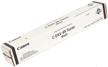 Картридж для лазерного принтера Canon C-EXV49Bk (8524B002) черный, оригинал 965844444109743