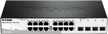 Коммутатор D-Link Web Smart DGS-1210-20/ME/A1A Grey/Black 965844444190080