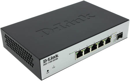 Коммутатор D-Link Metro Ethernet DGS-1100-06/ME Grey/Black 965844444190182