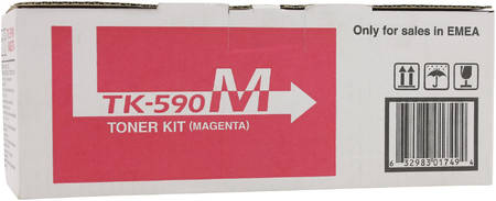 Картридж для лазерного принтера Kyocera TK-590M, пурпурный, оригинал 965844444192068