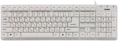 Проводная клавиатура Sven Standard 301 White (SV-03100301UW) 965844444192096