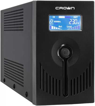 Источник бесперебойного питания CROWN CMU-SP800 EURO LCD Black 965844444192238