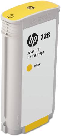Картридж для струйного принтера HP 728 (F9J65A) желтый, оригинал 965844444193006