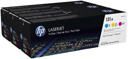 Картридж для лазерного принтера HP 131A (U0SL1AM) цветной, оригинал 965844444193036