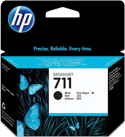 Картридж для струйного принтера HP 711 (CZ133A) черный, оригинал 965844444193043
