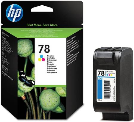 Картридж для струйного принтера HP 78XL (C6578A) цветной, оригинал 965844444193108