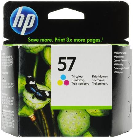 Картридж для струйного принтера HP 57 (C6657AE) цветной, оригинал 965844444193169