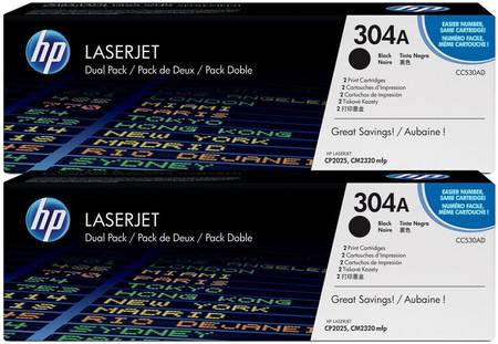 Картридж для лазерного принтера HP 304A (CC530AD) черный, оригинал 965844444193224