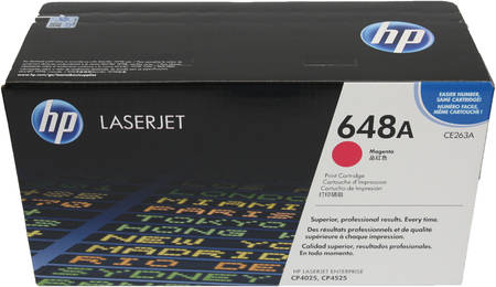 Картридж для лазерного принтера HP 648A (CE263A) пурпурный, оригинал 965844444193263