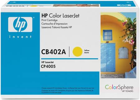 Картридж для лазерного принтера HP 642A (CB402A) желтый, оригинал 965844444193283