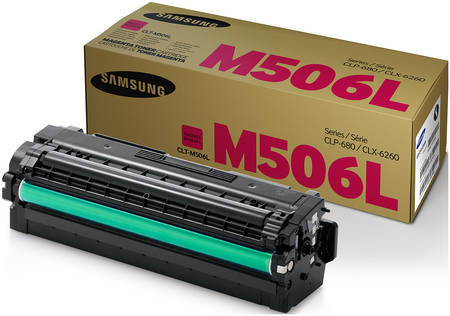 Картридж для лазерного принтера Samsung CLT-M506L, пурпурный, оригинал 965844444193467
