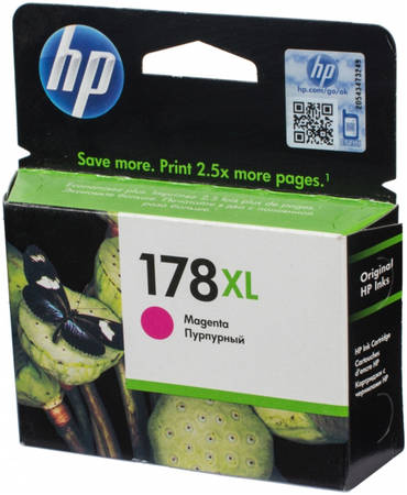Картридж для струйного принтера HP 178XL (CB324HE) пурпурный, оригинал 965844444193753